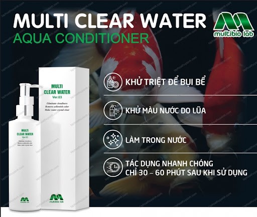 Multibio Clear Water - Làm trong nước cấp tốc cho bể cá